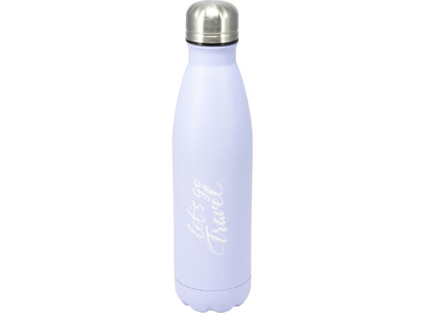 Drikkeflaske 500ml 7x27cm 6ass Forpakning:12stk Vekt:320gr. Rustfr.stål 
