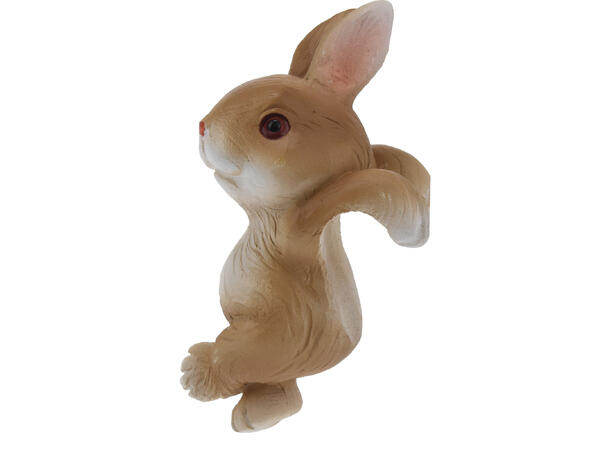 Kanin hare henge til kant 8,5cm 4ass 24 stk i displayboks Vekt:55gram 