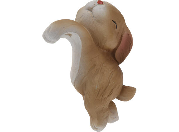 Kanin hare henge til kant 8,5cm 4ass 24 stk i displayboks Vekt:55gram 