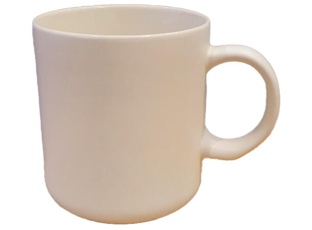 Krus definisjon hvit m/sort Kaffekjerrin 330ml 8,2x9,3cm 200g 