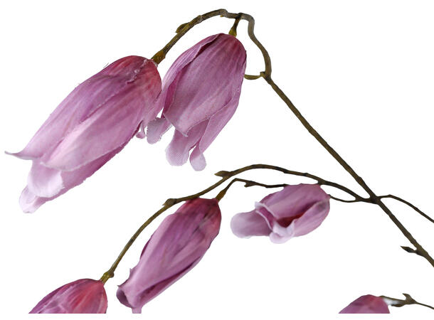 Kvist lilla liljeblomst silke 128cm 