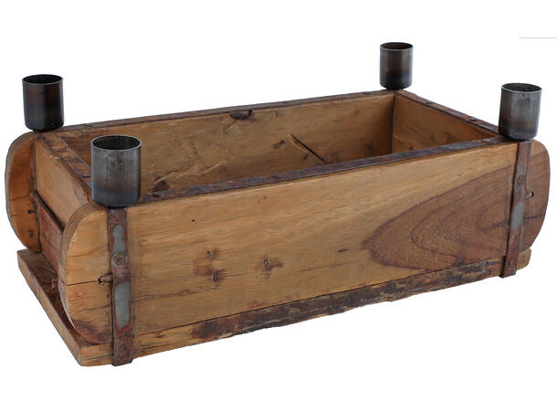 Mursteinsform Lysestake natur 32x14x13cm Orginale former med unike merker 