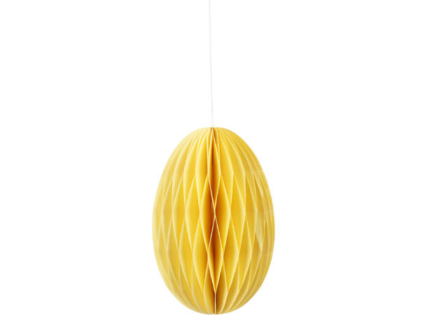 Påskeegg papir 6x9,5cm ass farger 24 stk pr displayboks 