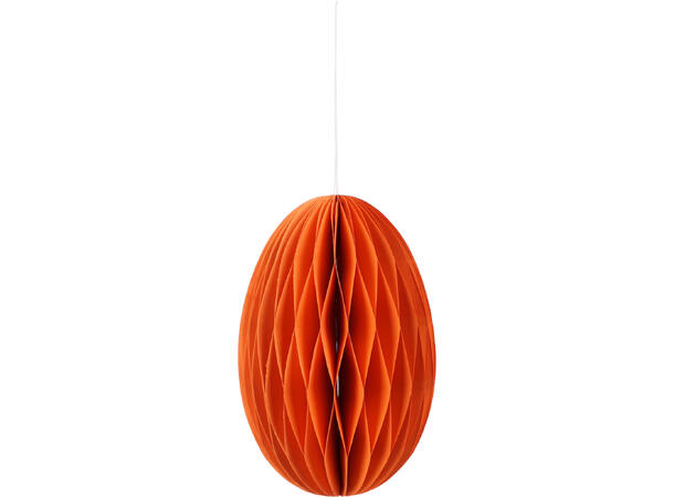 Påskeegg papir 6x9,5cm ass farger Display 24stk 