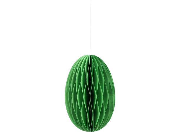 Påskeegg papir 6x9,5cm ass farger Display 24stk 