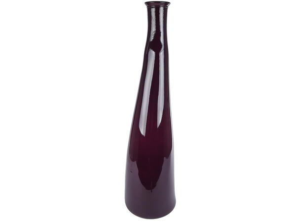 Vase Blues blankt lilla glass 18x80cm 