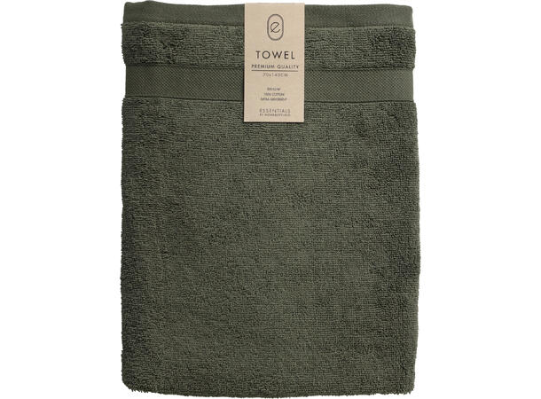 Håndkle 70x140cm army Forpk 6stk 100% Bomull 550g/m 