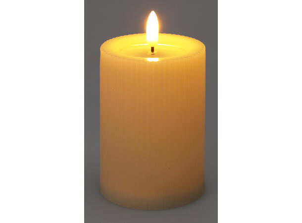 Kubbelys utendørs offwhite 7,5x10cm Batteri: 3xAAA Timer:6/18t 