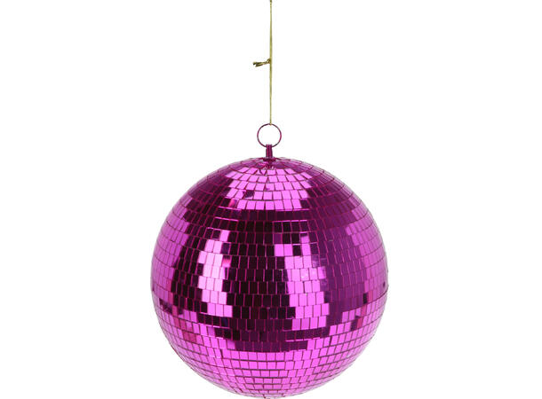 Kule rosa discokule speilkule 25cm 2asx 